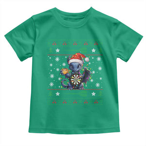 Ugly Christmas Dragon Dart Player Toddler T Shirt Gift For Dartist TS12 Irish Green Print Your Wear