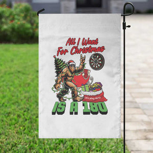 All I Want For Christmas Is A 180 Garden Flag Bigfoot Lover Dartist Gift TS12 Print Your Wear