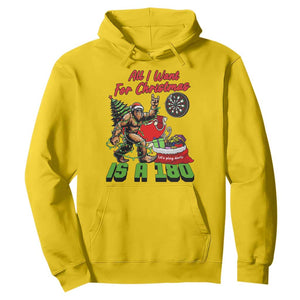 All I Want For Christmas Is A 180 Hoodie Bigfoot Lover Dartist Gift TS12 Daisy Print Your Wear