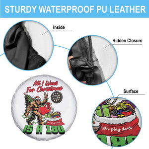 All I Want For Christmas Is A 180 Spare Tire Cover Bigfoot Lover Dartist Gift TS12 Print Your Wear