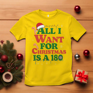 Funny Dart Player T Shirt All I Want For Christmas Is A 180 TS12 Daisy Print Your Wear