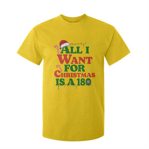 Funny Dart Player T Shirt For Kid All I Want For Christmas Is A 180 TS12 Daisy Print Your Wear