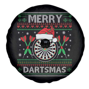 Christmas Dart Player Gift Spare Tire Cover Merry Dartsmas TS12 Print Your Wear