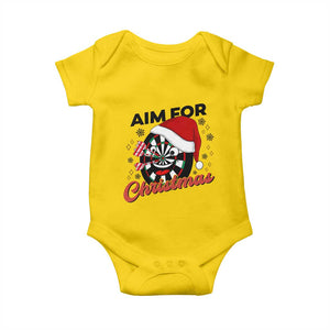 Funny Dart Player Aim For Christmas Baby Onesie Gift For Dartist TS12 Daisy Print Your Wear