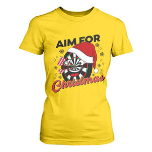 Funny Dart Player Aim For Christmas T Shirt For Women Gift For Dartist TS12 Daisy Print Your Wear