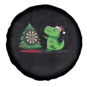 Christmas Dinosaur Dart Player Spare Tire Cover Funny Dino Lover TS12 Print Your Wear