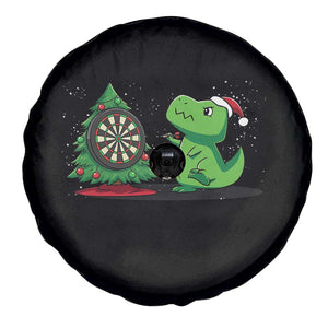 Christmas Dinosaur Dart Player Spare Tire Cover Funny Dino Lover TS12 Print Your Wear
