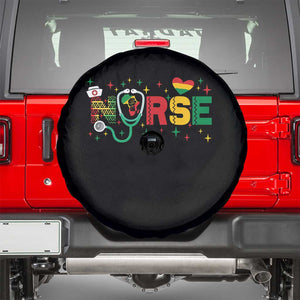 Proud Black Nurse Spare Tire Cover Black History Month Gift TS12 Black Print Your Wear
