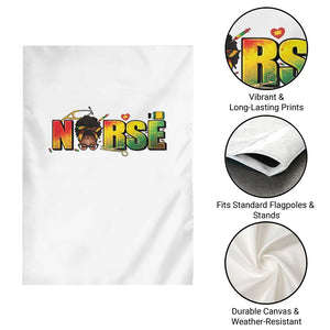 Proud Black Nurse Garden Flag Black History Month Healthcare Gift TS12 Print Your Wear