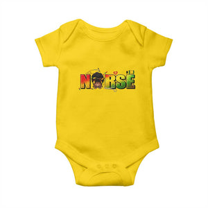 Proud Black Nurse Baby Onesie Black History Month Healthcare Gift TS12 Daisy Print Your Wear