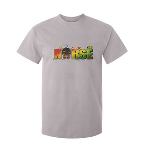 Proud Black Nurse T Shirt For Kid Black History Month Healthcare Gift TS12 Ice Gray Print Your Wear