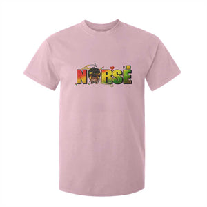 Proud Black Nurse T Shirt For Kid Black History Month Healthcare Gift TS12 Light Pink Print Your Wear