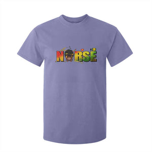 Proud Black Nurse T Shirt For Kid Black History Month Healthcare Gift TS12 Violet Print Your Wear