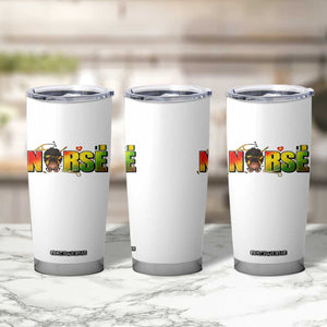 Proud Black Nurse Tumbler Cup Black History Month Healthcare Gift TS12 Print Your Wear