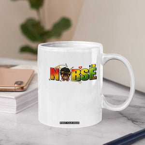 Proud Black Nurse Coffee Mug Black History Month Healthcare Gift TS12 Print Your Wear