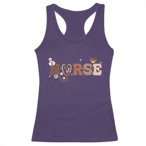 Strong Black Nurse Racerback Tank Top African American Healthcare Hero Gift TS12 Purple Print Your Wear