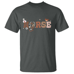 Strong Black Nurse T Shirt African American Healthcare Hero Gift TS12 Dark Heather Print Your Wear