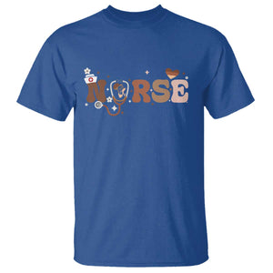 Strong Black Nurse T Shirt African American Healthcare Hero Gift TS12 Royal Blue Print Your Wear