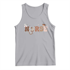 Strong Black Nurse Tank Top African American Healthcare Hero Gift TS12 Athletic Heather Print Your Wear