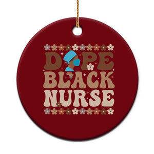 Dope Black Nurse Ceramic Ornament African American Black Nurse Gift TS12 1pc Red Print Your Wear