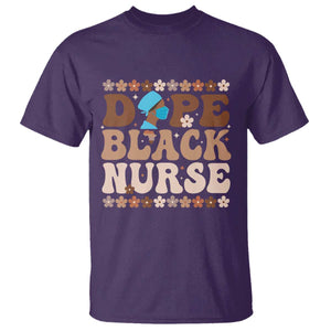 Dope Black Nurse T Shirt African American Black Nurse Gift TS12 Purple Print Your Wear