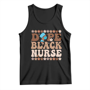 Dope Black Nurse Tank Top African American Black Nurse Gift TS12 Black Print Your Wear