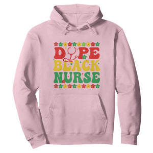 Melanin Queen Nursing Black History Month Gift Hoodie Dope Black Nurse TS12 Light Pink Print Your Wear