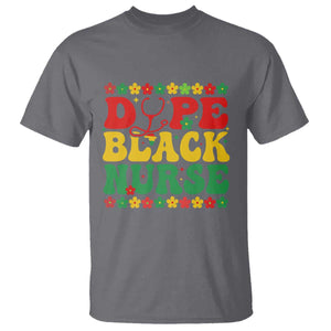 Melanin Queen Nursing Black History Month Gift T Shirt Dope Black Nurse TS12 Charcoal Print Your Wear