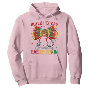 Black History Breaking Every Chain Hoodie Gift For Black Nurse TS12 Light Pink Print Your Wear
