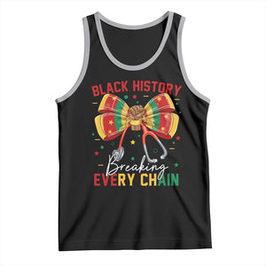 Black History Breaking Every Chain Tank Top Gift For Black Nurse TS12 Black Athletic Heather Print Your Wear