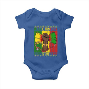 Breaking Every Chain Baby Onesie Black History Medical Professional Gift TS12 Royal Blue Print Your Wear