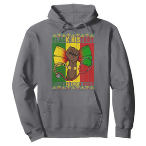 Breaking Every Chain Hoodie Black History Medical Professional Gift TS12 Charcoal Print Your Wear