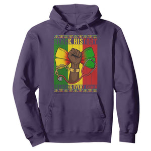 Breaking Every Chain Hoodie Black History Medical Professional Gift TS12 Purple Print Your Wear