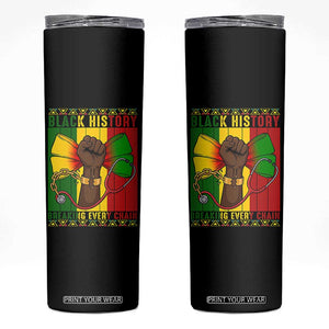 Breaking Every Chain Skinny Tumbler Black History Medical Professional Gift TS12 Black Print Your Wear