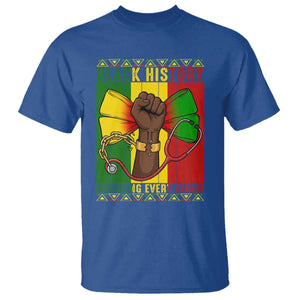 Breaking Every Chain T Shirt Black History Medical Professional Gift TS12 Royal Blue Print Your Wear