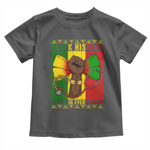 Breaking Every Chain Toddler T Shirt Black History Medical Professional Gift TS12 Dark Heather Print Your Wear