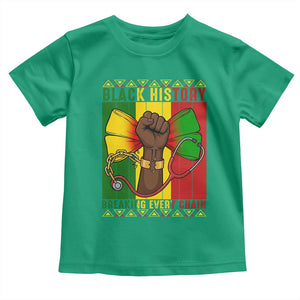 Breaking Every Chain Toddler T Shirt Black History Medical Professional Gift TS12 Irish Green Print Your Wear