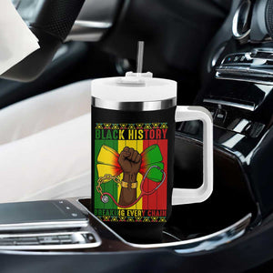 Breaking Every Chain Tumbler With Handle Black History Medical Professional Gift TS12 Print Your Wear