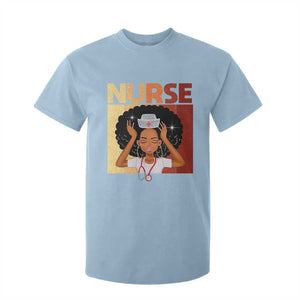 Strong Black Nurse T Shirt For Kid Black History Medical Professional Gift TS12 Light Blue Print Your Wear