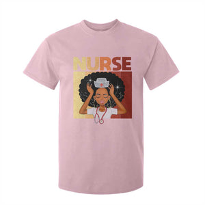 Strong Black Nurse T Shirt For Kid Black History Medical Professional Gift TS12 Light Pink Print Your Wear