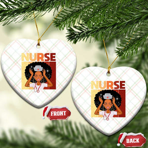Strong Black Nurse Ceramic Ornament Black History Medical Professional Gift TS12 Print Your Wear