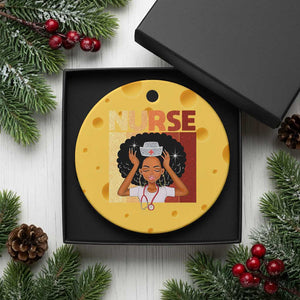 Strong Black Nurse Ceramic Ornament Black History Medical Professional Gift TS12 1pc Yellow Cheese Print Your Wear