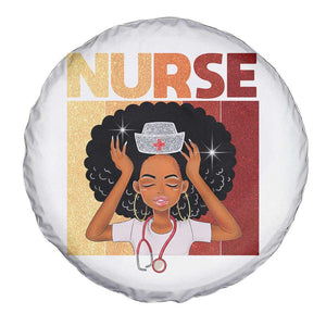 Strong Black Nurse Spare Tire Cover Black History Medical Professional Gift TS12 Print Your Wear