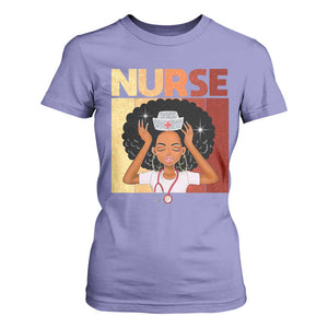 Strong Black Nurse T Shirt For Women Black History Medical Professional Gift TS12 Violet Print Your Wear