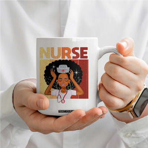 Strong Black Nurse Coffee Mug Black History Medical Professional Gift TS12 Print Your Wear