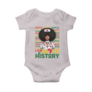 I Am Black History Baby Onesie Black History Month Nurse Gift TS12 Ice Gray Print Your Wear