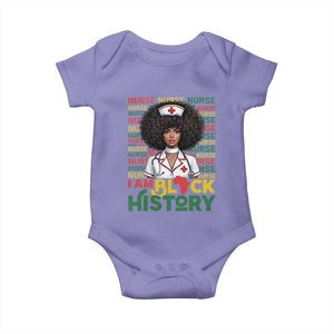 I Am Black History Baby Onesie Black History Month Nurse Gift TS12 Violet Print Your Wear