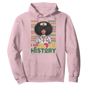 I Am Black History Hoodie Black History Month Nurse Gift TS12 Light Pink Print Your Wear