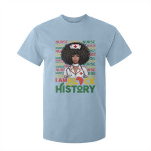 I Am Black History T Shirt For Kid Black History Month Nurse Gift TS12 Light Blue Print Your Wear