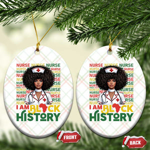 I Am Black History Ceramic Ornament Black History Month Nurse Gift TS12 Print Your Wear